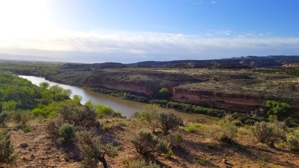 Colorado river overlook
